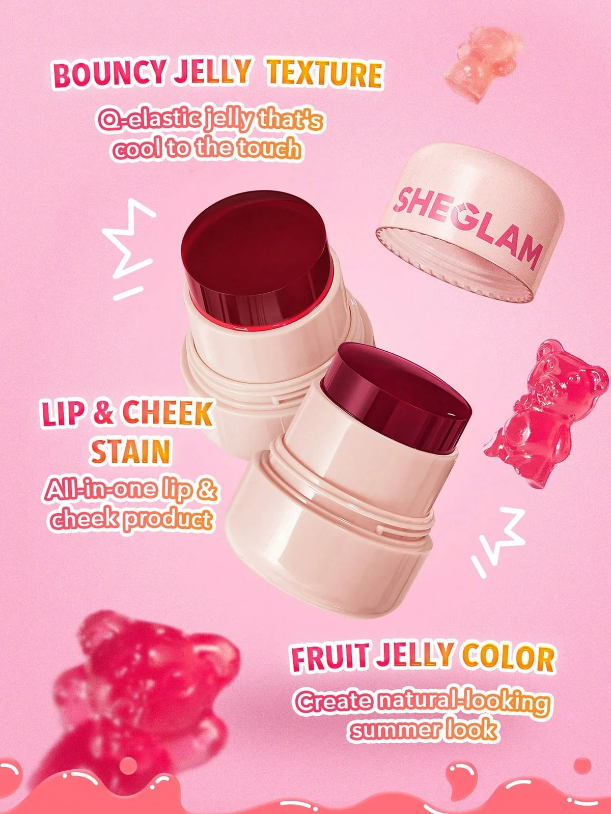Sheglam- Jelly- Licious Hydrating Lip & Blush - ShopByMk