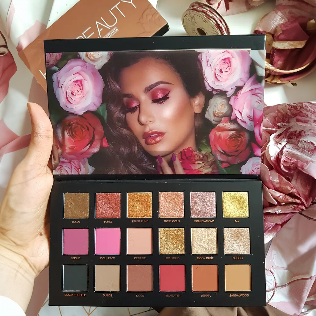 Huda beauty rose gold remastered palette